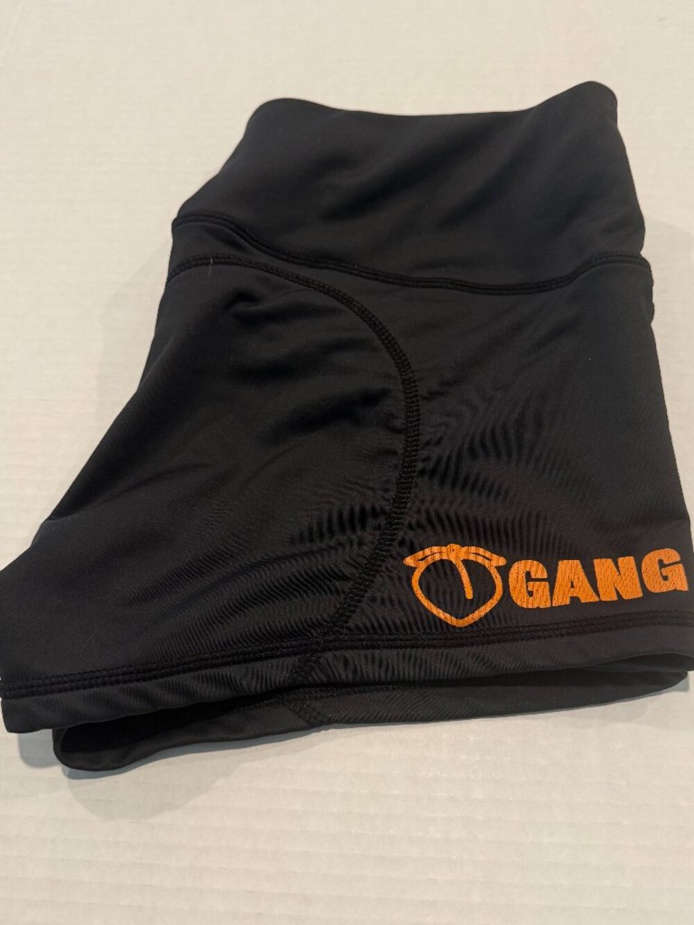 Girls Who Powerlift Peach Gang Shorts | Black | XL | EUC